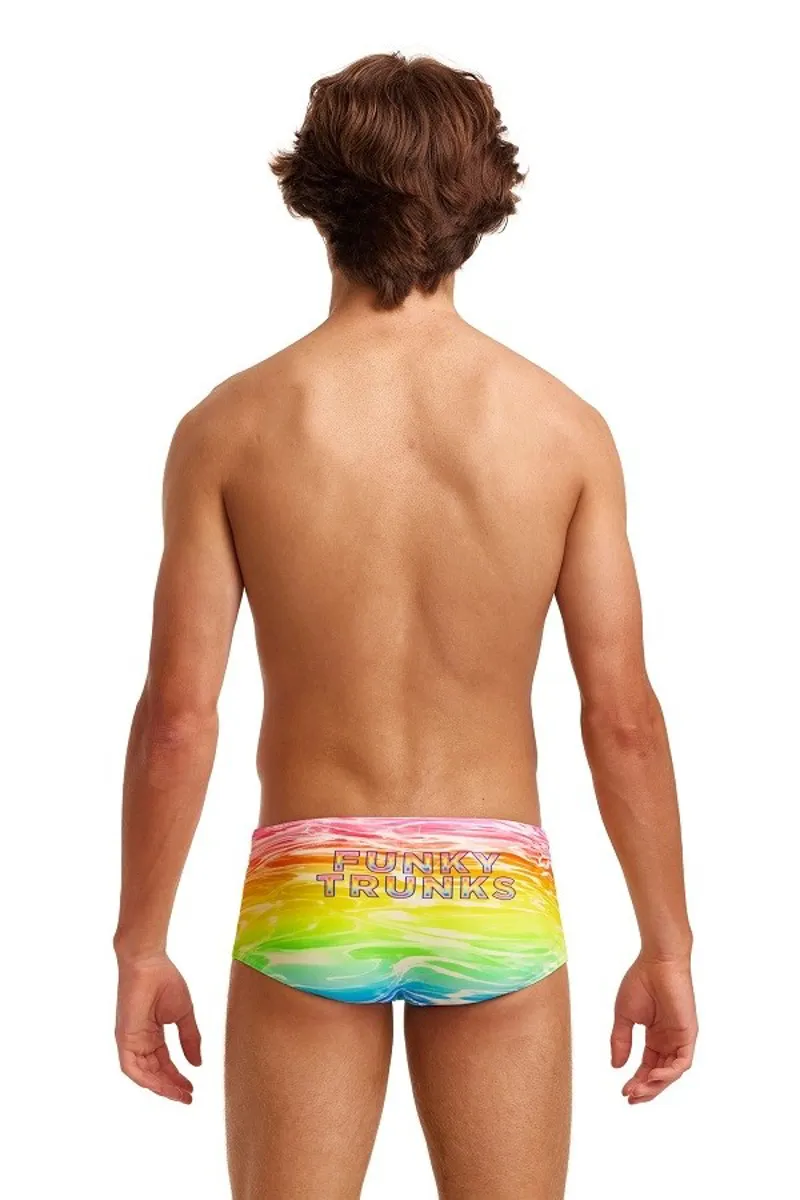 Funky Trunks Boy's Sidewinder Trunks Lake Acid